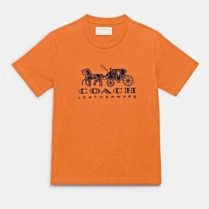NWT Coach Horse And Carriage T‎ Shirt In Organic Cotton size S